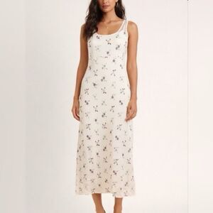 Johnny Was Collection embroidered tulle dress